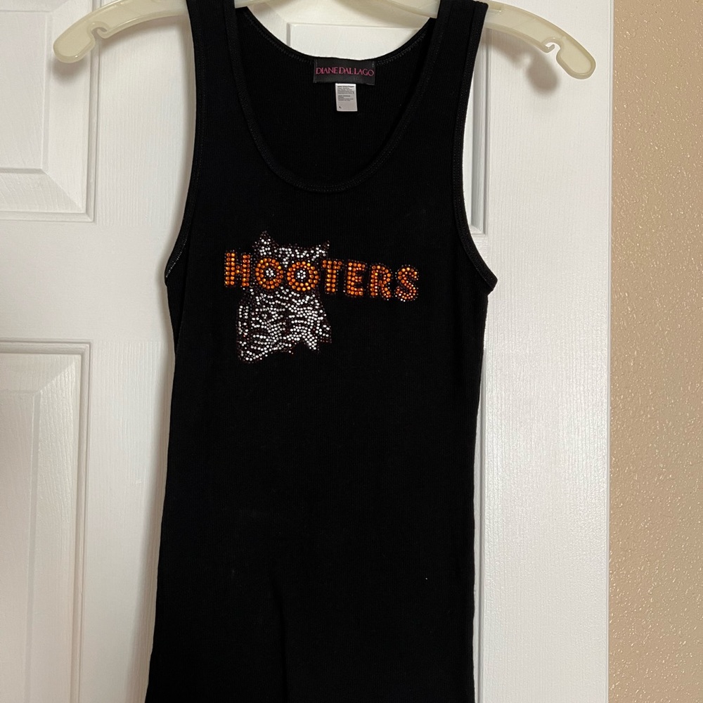 Hooters casino Las Vegas with rhinestones. Slightly used, size Large.